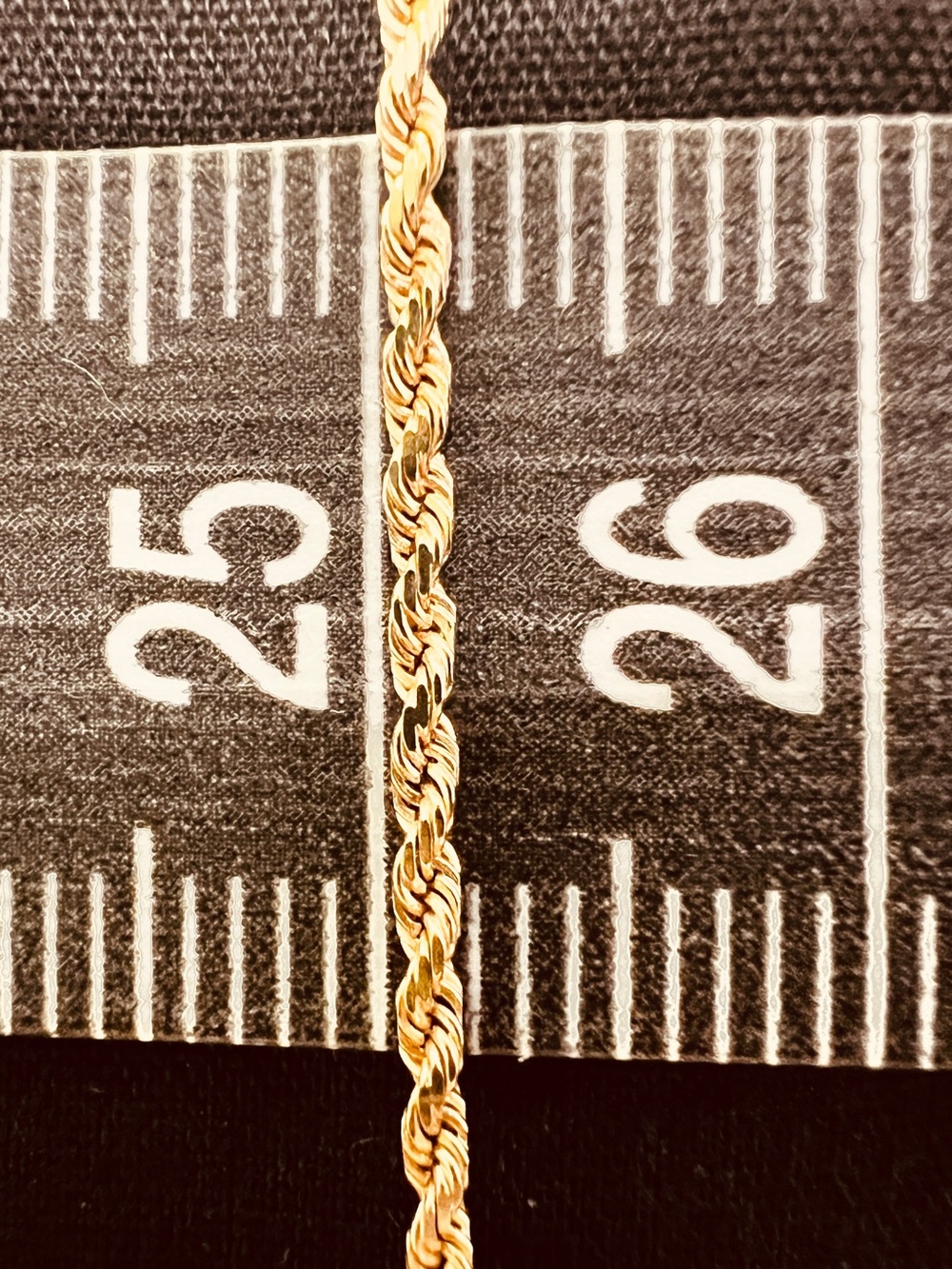 Vintage 10K Twisted Rope Chain - Picture 2 of 6